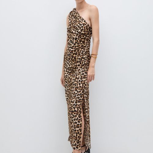 Robe Asymétrique en Imprimé Animal