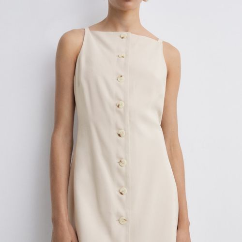 Robe Courte Boutonnée