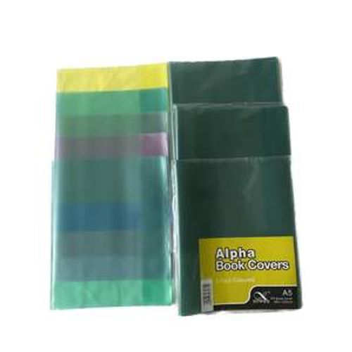Protège Cahier A5 de 5 Couleurs Transparents