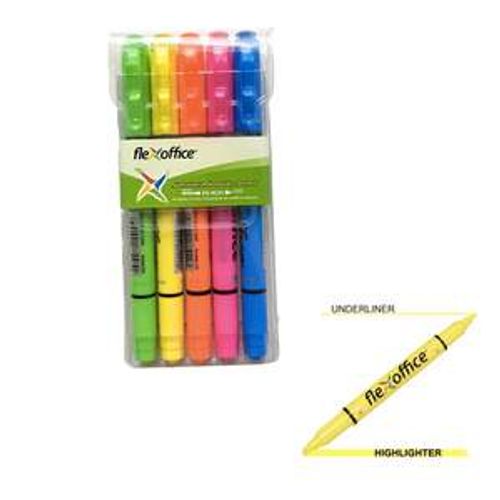 Fluorescent, Surligneurs Double Embout Flexoffice