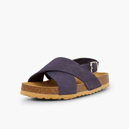 Sandales Nobuck Croisées