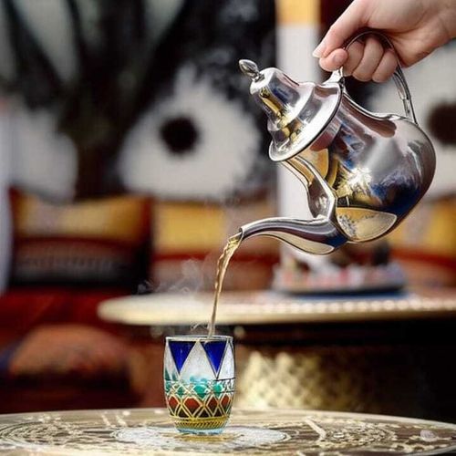 Théière Marocaine Grand Model en Acier Inoxydable  
