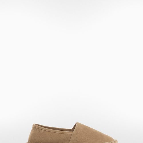 Espadrilles Cuir Suède Jute
