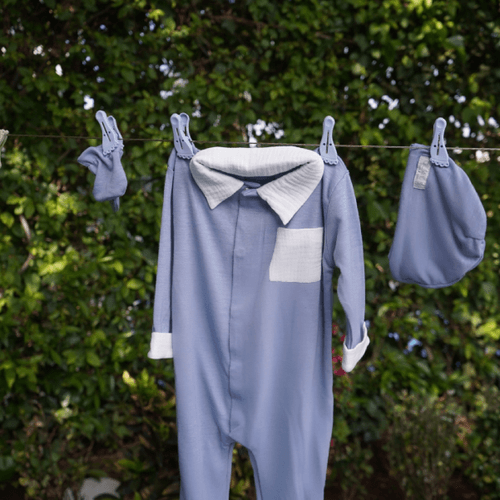 Grenouillère Pack de Naissance Cloud Blue