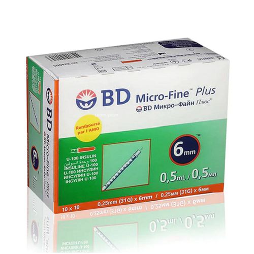 Micro-Fine plus Aiguille Insuline 31G/6mm
