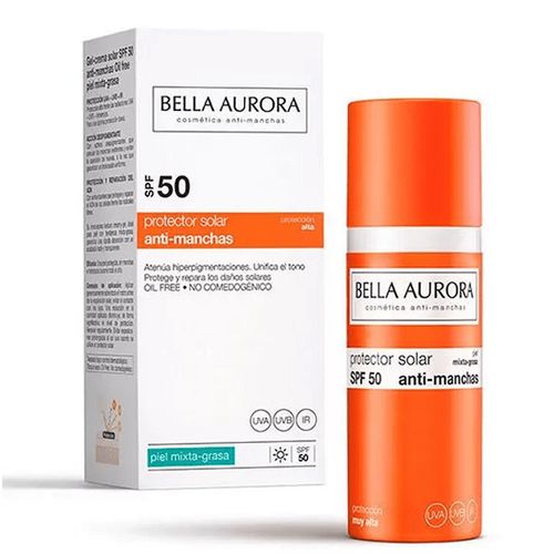 Gel Solaire Anti-taches Peaux Mixtes/grasses Spf 50+
