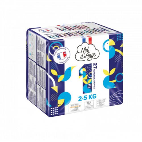Couche Taille 1 2/5kg 27 Pieces