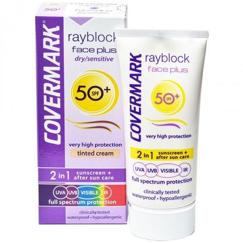 Rayblock Face Plus Teinte Dry Sensitive Spf50+