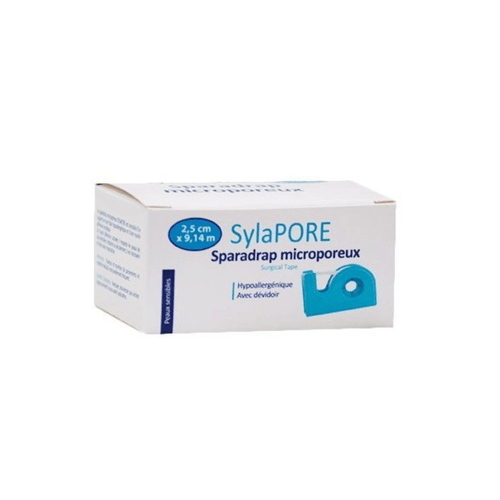 Sparadrap Micropopreux 2.5cm x 9.14m