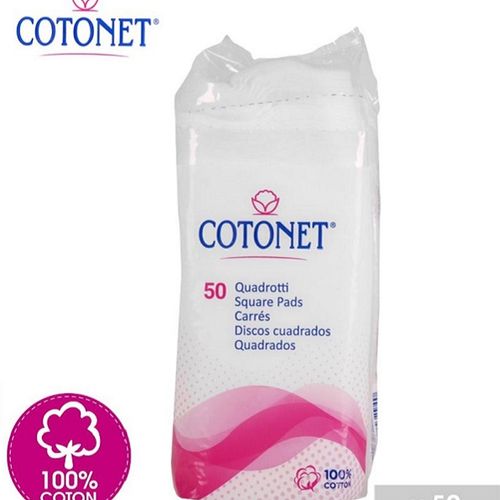 Cotonet Coton Carres 50 Pièces