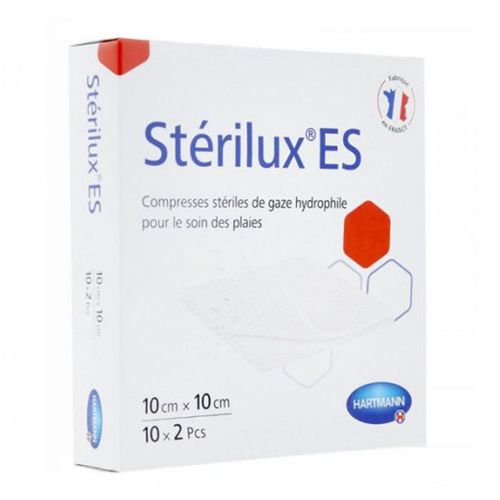 sterilux compresse de gaz 10*10