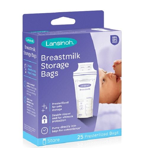 Sachets de Conservation du Lait Maternel 25 Unités