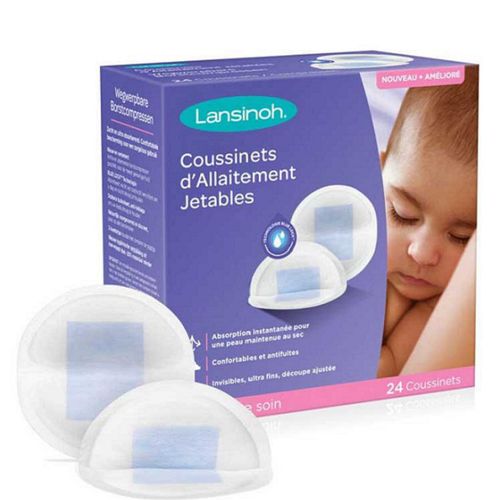 Lansinoh Coussinets D’allaitement Jetable Blue Lock - 24 Unités