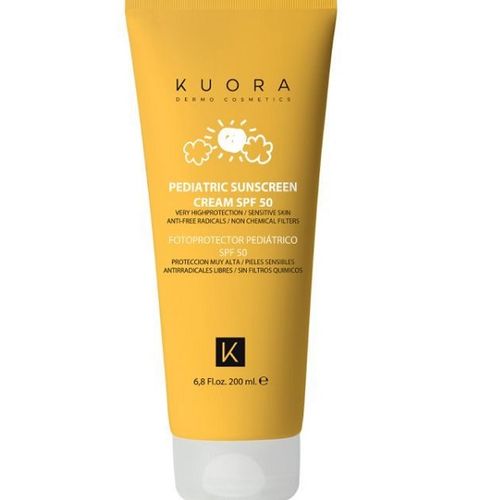 Ecran Solaire Pédiatrique SPF 50 sans Filtres Chimiques 200 ML