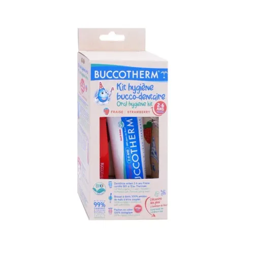  Kit-Enfant 2-6 Ans 50 Ml Bio Goût Fraise