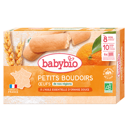 Petits Boudoirs à l'huile Essentielle d'Orange Douce 120G
