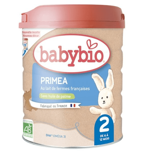 Lait Infantile Primea 2, Conçu pour les Bébés de 6 à 12 Mois - 800g