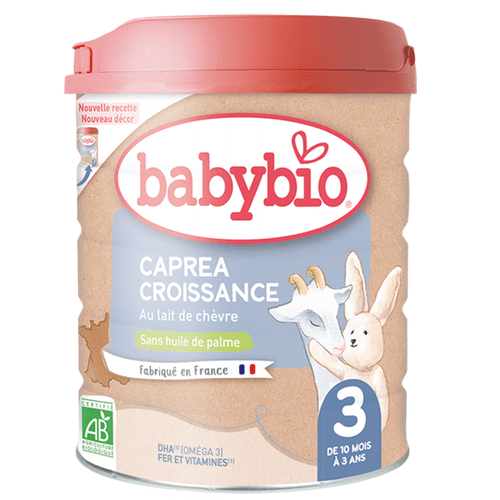 Caprea 3 Croissance au Lait de Chèvre pour les Bébés de 10 Mois A 3 Ans - 800g