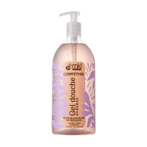 Cosm'Ethik  Gel Douche Pèche Blanche Bio de Provence 1L