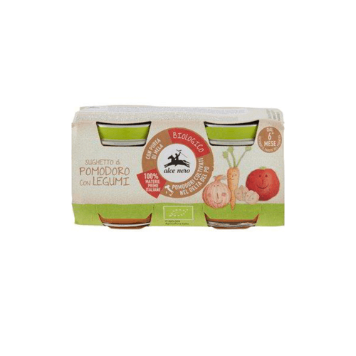 Sauce Tomate Aux Légumineuses Bio 2x80g