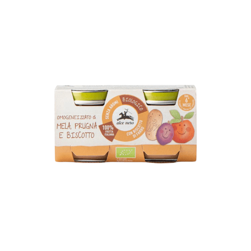 PETIT POT MIX PUREE DE POMMES PRUNES ET BISCUITS BIO 160 G 2X 80 G