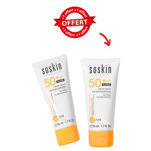 Ecran Solaire Fluide Spf50+ 2*pack