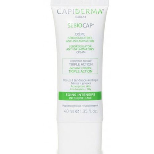 Capiderma - Sebiocap Crème Anti-inflammation Pour Peaux À Tendance Acnéique - 40 Ml