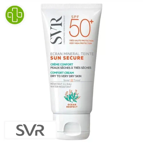 Crème Solaire Minérale Teintée Spf 50+ Peaux Sèches à Très Sèches