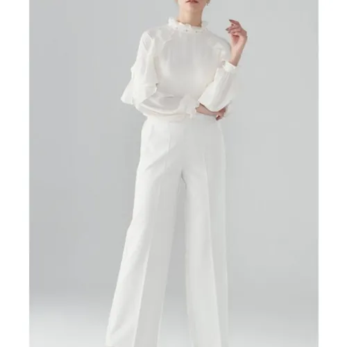 Pantalon large élastique