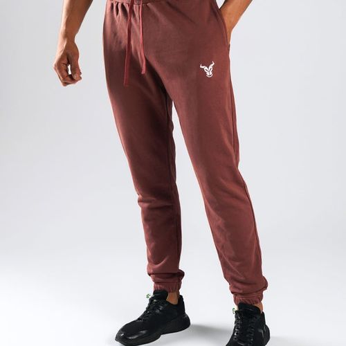 Essential Pantalon De Sport Coton Bordeaux