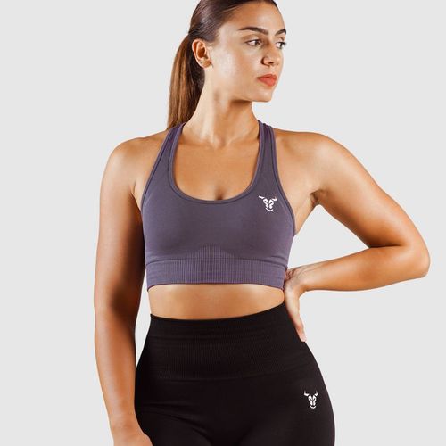 Essential Seamless Brassière Femme Gris Smokey