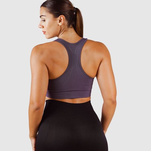 Essential Seamless Brassière Femme Gris Smokey