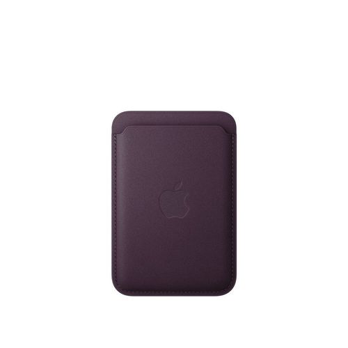 Porte‑cartes en tissage fin pour iPhone avec MagSafe
