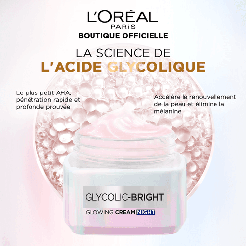 Glycolic-bright Crème Nuit Éclat À L'acide Glycolique