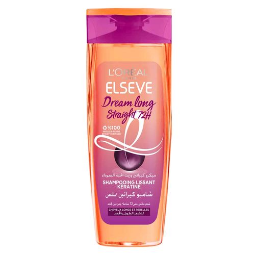 Elsève Dream Long Straight - Shampooing pour cheveux longs anti-frisottis - 400ml