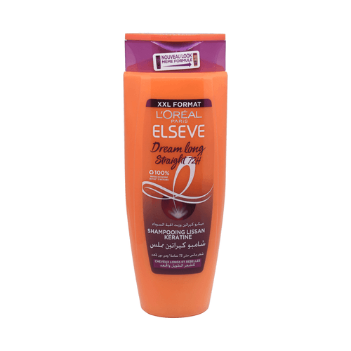Elsève Dream Long Straight - Shampooing pour cheveux longs anti-frisottis - 600ml
