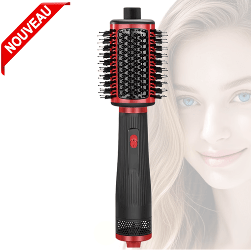 Brosse soufflante Sèche-Cheveux 4 en 1 Salon Lisseur Cheveux Bigoudi  Volumisante 1500W En-4123