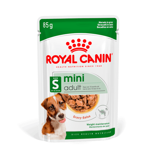 Royal Canin Mini Adult - Morsels in Gravy - Nourriture humide pour chiens (85 g)