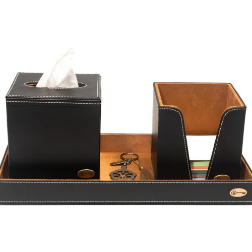 Plateau articles bureau 