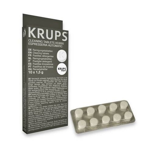 TABLETTE DE NETTOYAGE (10 PASTILLES) POUR EXPRESSO KRUPS XS300010