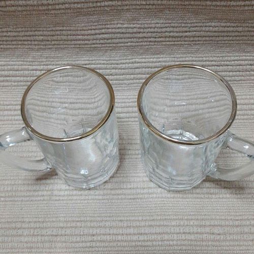 Lot de 2 Verres en Verre Resistant au Froid et a la Chaleur