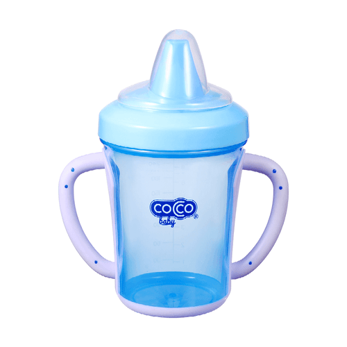 Bebe tasse de bébé avec bras et valve anti fuite 270ml (couleur aléatoire)