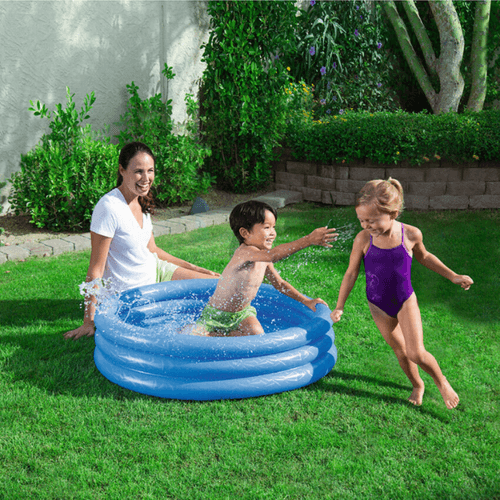 Piscine enfant compacte et facile à gonfler, dimensions idéales 122×25 cm (colleur aléatoire)