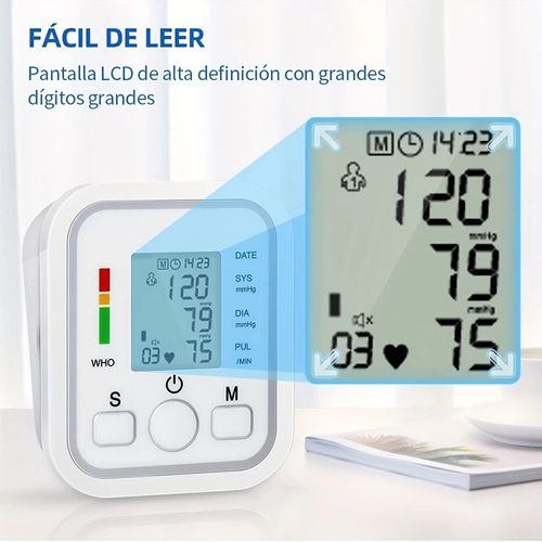 Tensiomètre automatique de bras avec câble USB et affichage LED