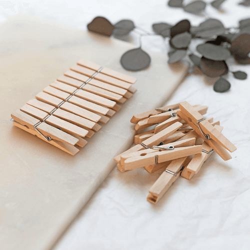 Pinces à linge en bois Lot de 10 pièces pour les travaux manuels