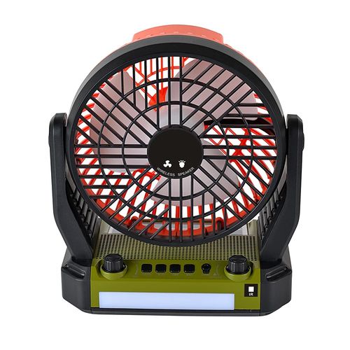 Ventilateur de bureau avec radio et connectivité USB