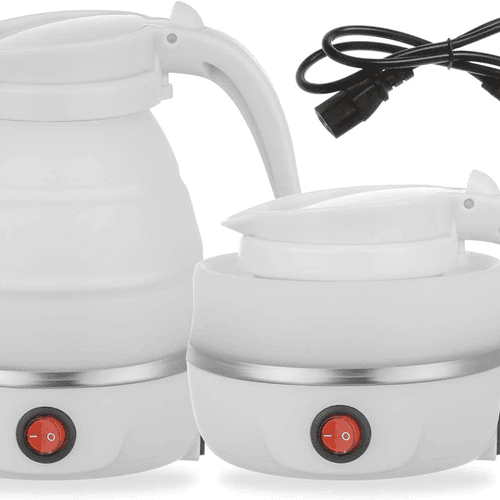 Mini bouilloire électrique pliable pour voyage (colleur aléatoire)