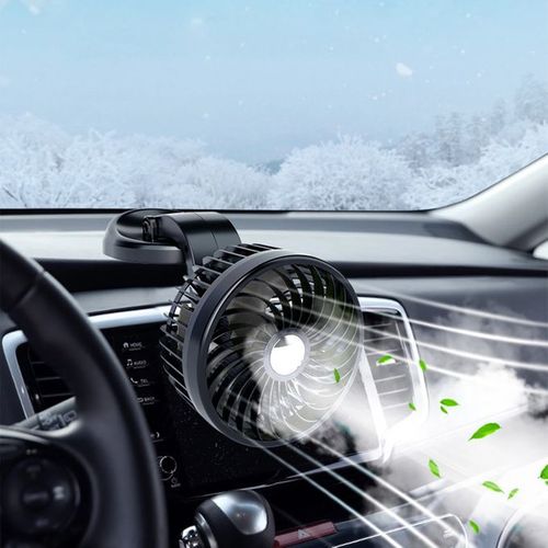 Breeze on the Go Mini Ventilateur à Clip pour une Fraîcheur Instantanée en Voiture