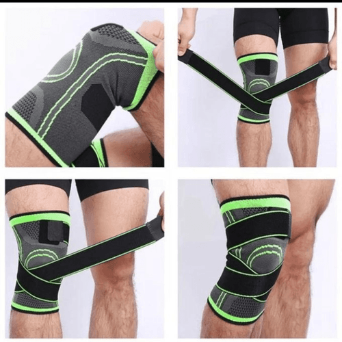 Manchon de genou avec sangles réglables pour sport et entraînement ( 1 pièce)