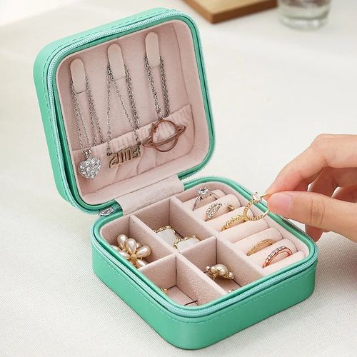 Boîte de Rangement de Bijoux pour Femmes (Couleur Aléatoire)